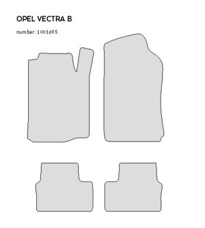 CARPETTI Теписонски патосници компатибилни за Опел Вектра Б 09.1995-07.2003