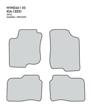 CARPETTI Теписонски патосници Киа Сид хечбек/караван 2006-05.2012