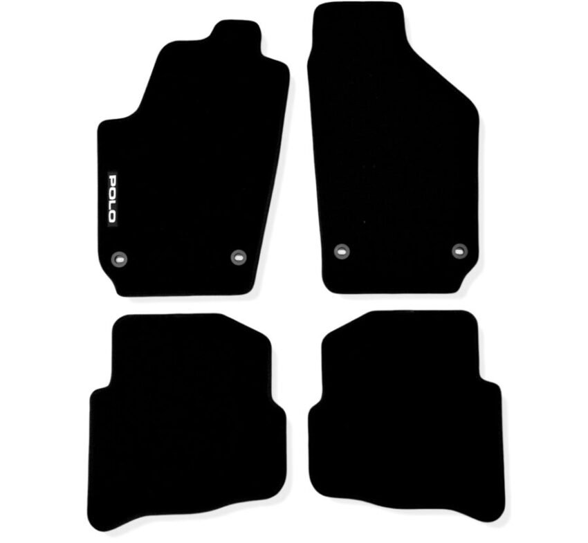 CARPETTI Теписонски патосници компатибилни за VW Polo 2002-2009 -fiksiranje na vrtenje-