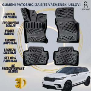 www.samad.mk-3D gumeni patosnici za Land Rover Range Rover Velar L560 2017- Patosnici Robust za site vremenski uslovi