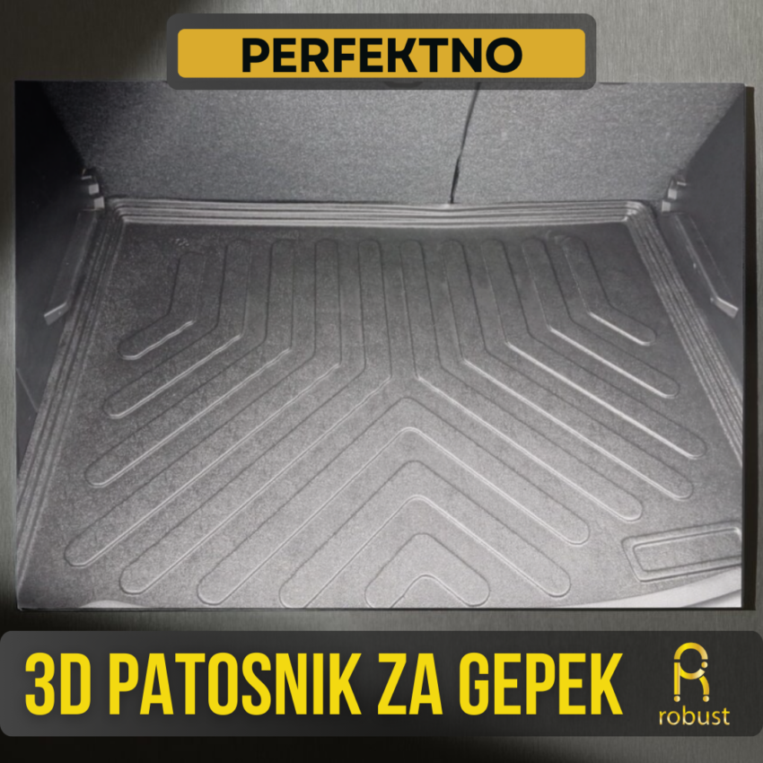 www.samad.mk - Celosna zastita za site vreminja 3D Patosnik za Gepek-visoki rabovi-perfektno