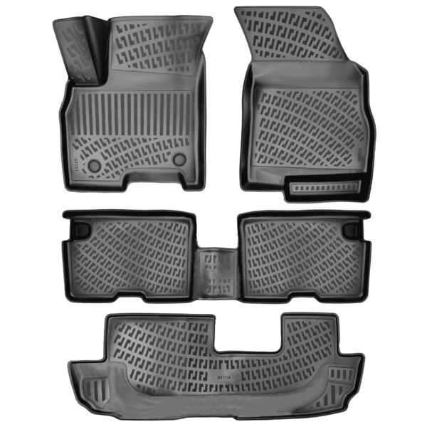 www.samad.mk-3D gumeni patosnici za Chery Tiggo 8 Pro 2020 3 reda Excellent Pack Patosnici Robust za site vremenski uslovi