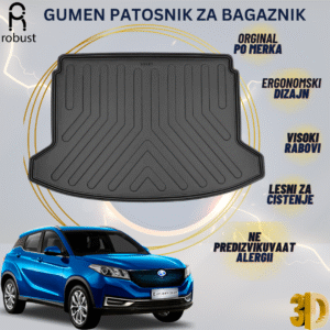 www.samad.mk-3D gumen patosnik za bagaznik za DFSK Seres 3 2021- Korito za gepek Robust za site vremenski uslovi