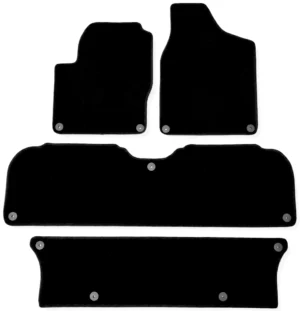 PREMIUM Патосници VW Sharan 1995-2010 3reda fiksiranje na pritiskanje