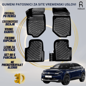 www.samad.mk-3D gumeni patosnici za Citroen C4 Hatchback 2024- Patosnici Robust za site vremenski uslovi