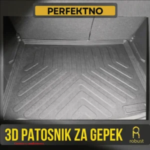 ROBUST 3D Patosnica za gepek Audi A3 Hatchback 2020-2026 Gorna Položba