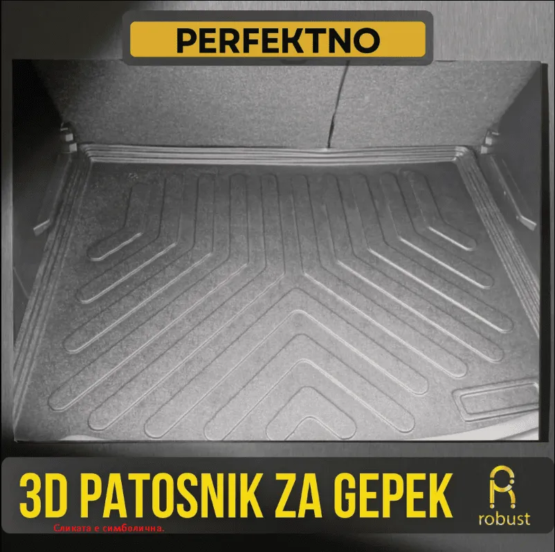 ROBUST 3D Patosnica za gepek Audi A3 Hatchback 2020-2026 Gorna Položba